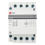 Контактор модульный EKF PROxima (km-3-50-40) 230-400 В 50 А тип AC 4Р