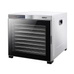 Сушилка для овощей и фруктов Kitfort КТ-1910 черно-серебристая