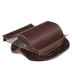 Аэратор Поливент КТВ-вентиль для готовой кровли из металлочерепицы коричневый RAL 8017