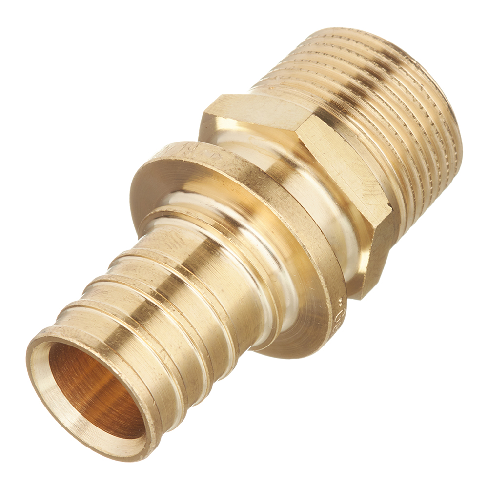 original-21257.jpg Соединитель прямой Stout 25 мм х 3/4 НР(ш) латунный (SFA-0001-002534) — изображение 1