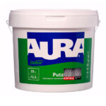 Штукатурка декоративная структурная Aura Dekor Putz короед белая 2 мм 25 кг