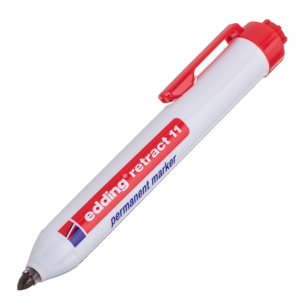 original-215.jpg Маркер перманентный Edding retract 11 красный грифель 1,5-3 мм — изображение 1