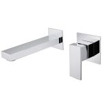 Смеситель для раковины встраиваемый Abber Daheim хром однорычажный (AF8212)