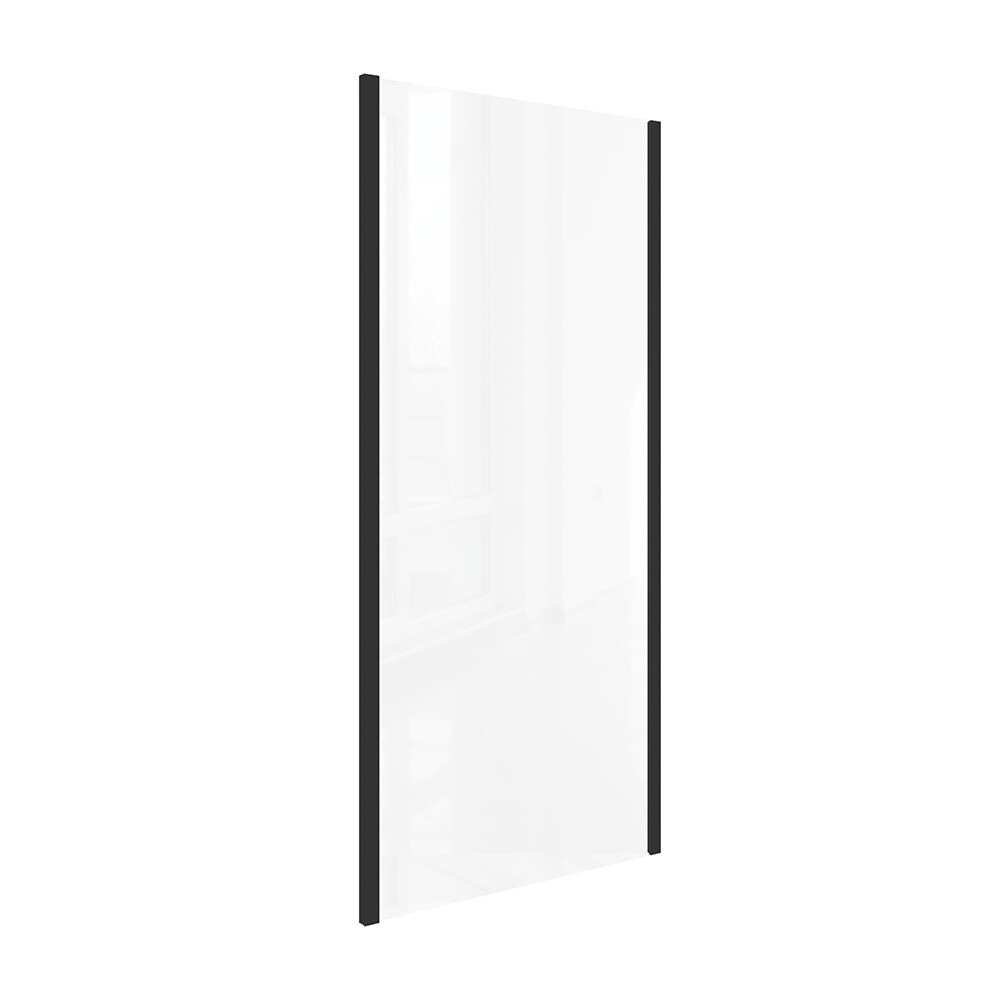 original-21536.jpg Боковая стенка Good Door Lite SP-100-C-B черная 100х190 см стекло прозрачное 5 мм (ЛТ00015) — изображение 1