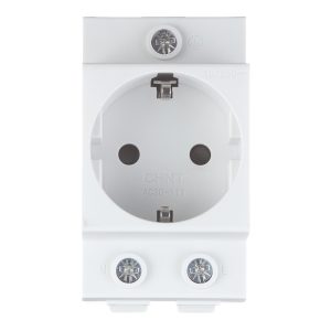 Розетка щитовая модульная Chint AC30-111 (775001) T1-T2 250 В 16 А