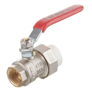 Кран шаровой латунный Valtec 20 мм х 1/2 ВР(г) для полипропиленовых труб с полусгоном (VTp.742.0.02004)