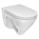 Унитаз подвесной Sanita Luxe Аттика с сиденьем дюропласт микролифт (WC.WH/Attica/DM/WHT.G/S1)