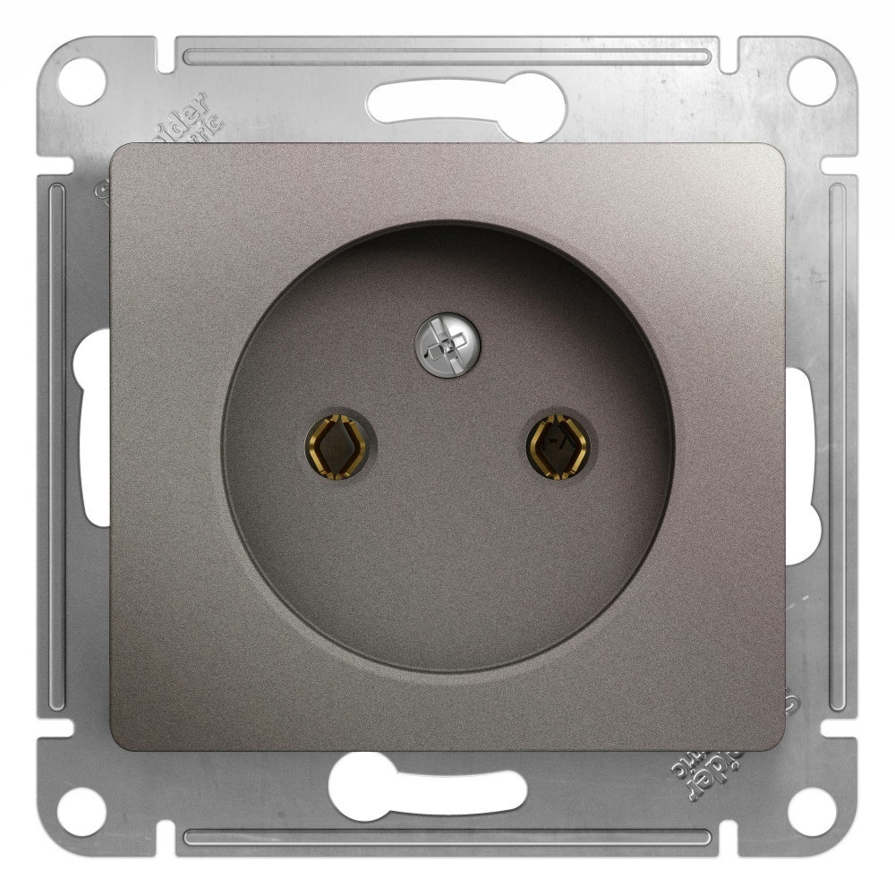 original-21749.jpg Розетка Systeme Electric Glossa встраиваемая платина (GSL001241) — изображение 1