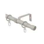 Карниз настенный металлический однорядный раздвижной Телескоп 160-300 см d16/19 мм сталь матовый (170.596)