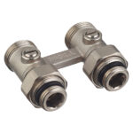 Узел нижнего подключения Tiemme 3/4 EK х 3/4 EK для радиатора (3390001)