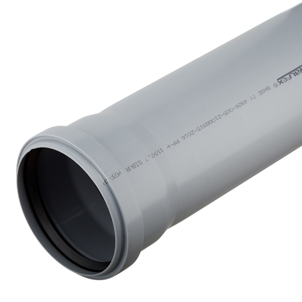 original-22013.jpg Труба канализационная Valfex Base d110x500 мм пластиковая для внутренней канализации (201100050) — изображение 1