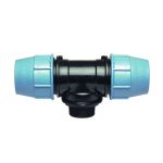 Тройник ПНД Unidelta компрессионный переходной 32х32х1 НР(ш)