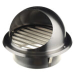 Выход вентиляционный стенной стальной Era d160 мм