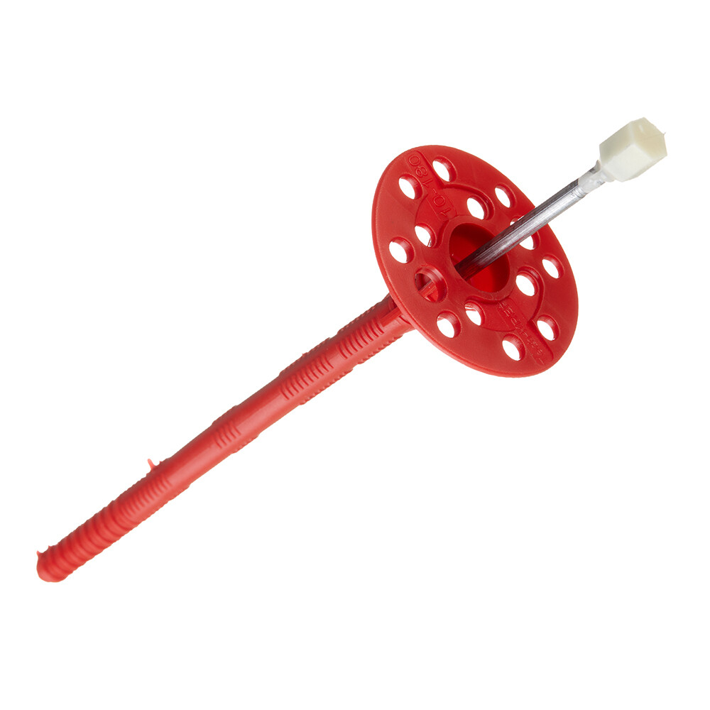 original-22145.jpg Дюбель для теплоизоляции Tech-Krep 10х180 мм металлический гвоздь с термоголовкой (50 шт.) — изображение 1