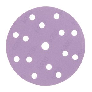 Диск шлифовальный КМ Purple d150 мм P320 на липучку бумажная основа (5 шт.)