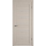 Дверь межкомнатная Лайт 28 900х2000 мм финишпленка 3D cream со стеклом с замком и петлями