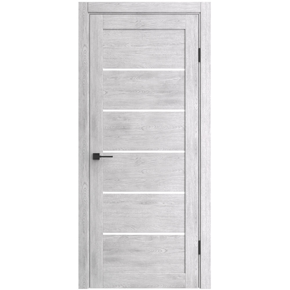 original-2256.jpg Дверь межкомнатная Флора-2 700х2000 мм ПВХ nordic grey oak со стеклом — изображение 1