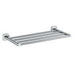 Полотенцедержатель Fixsen Kvadro 400 мм на шуруп металл хром (61316)