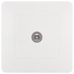 Розетка телевизионная Systeme Electric Blanca встраиваемая белая (BLNTS000011)