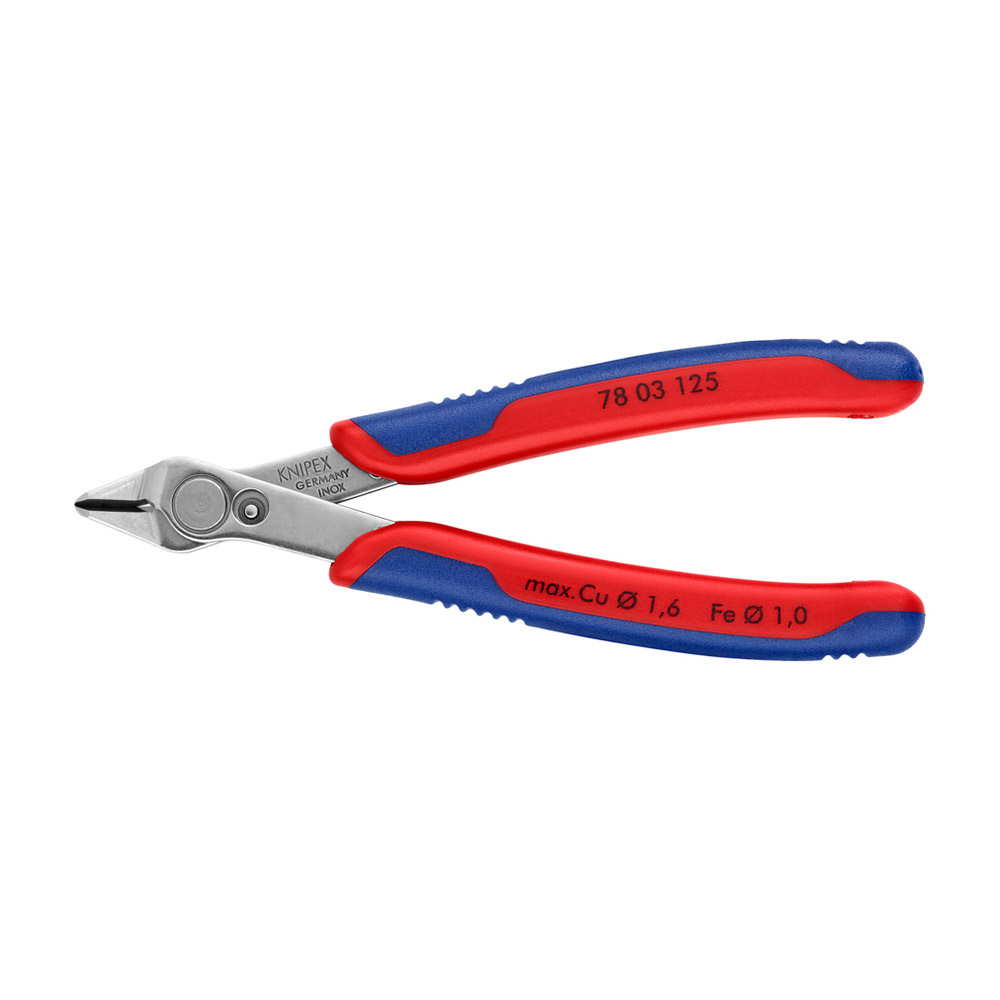original-22810.jpg Кусачки для микроэлектроники Knipex Electronic Super Knips 130 мм (KN-7803125) — изображение 1
