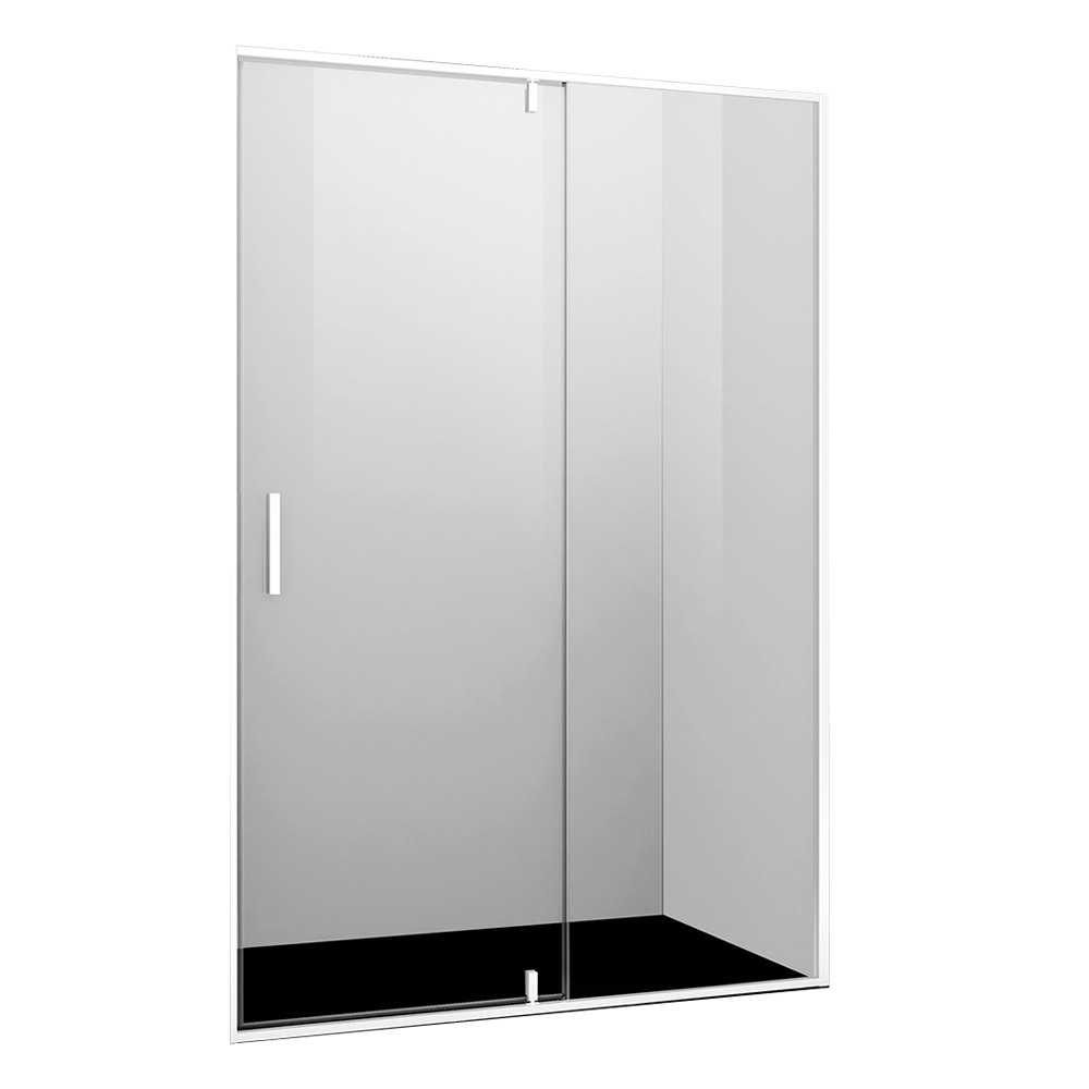 original-22833.jpg Душевая дверь WasserKraft Neime 19P стекло прозрачное 90х200 см профиль белый 6 мм распашная (19P04) — изображение 1