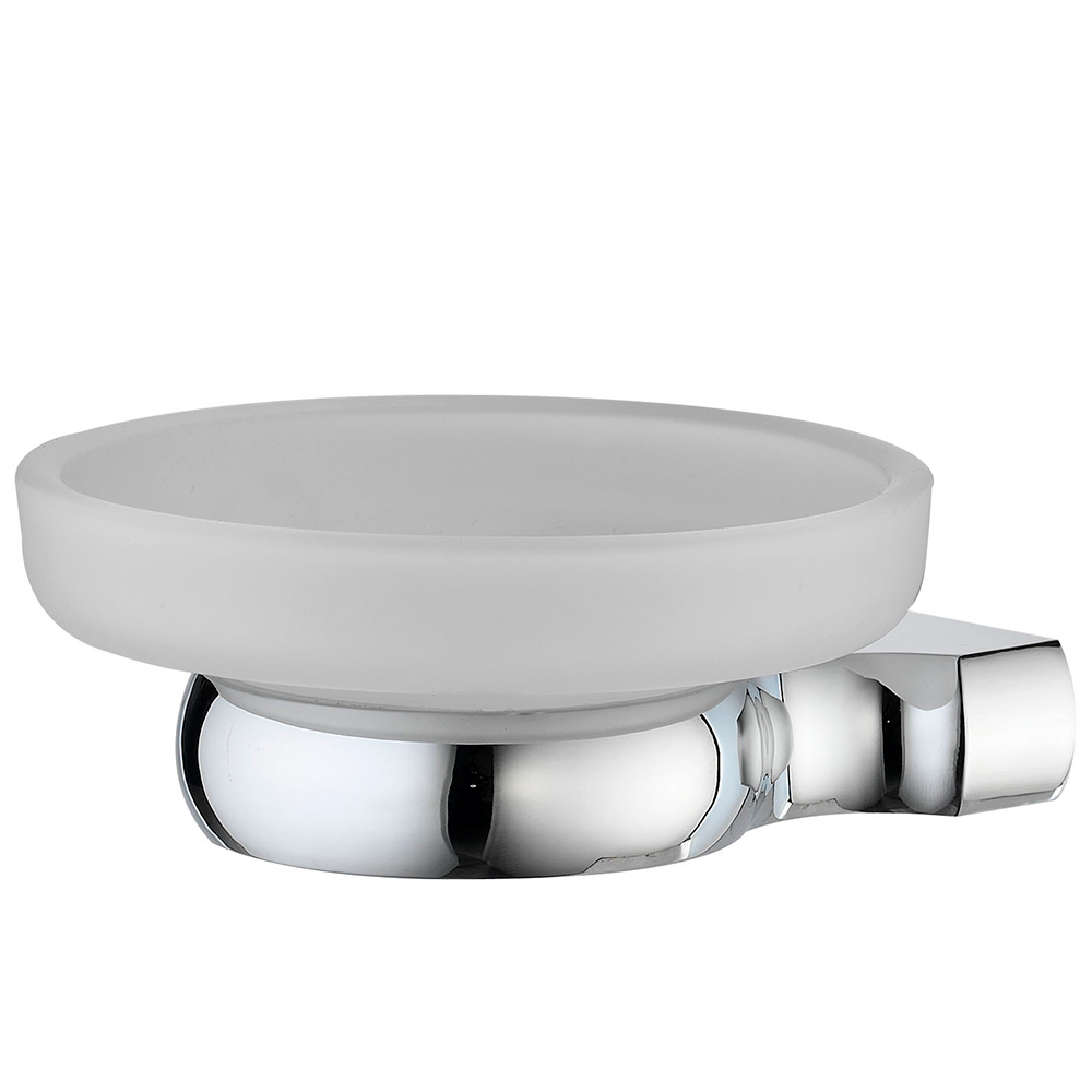 original-22949.jpg Мыльница для ванной WasserKraft Berkel K-6800 с держателем стекло/металл хром (K-6829) — изображение 1