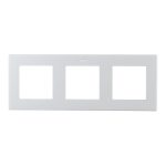 Рамка Simon 24 Harmonie трехместная алюминий (2400630-033)