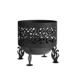 Чаша костровая Ажурная 500 мм коническое дно 4 ножки