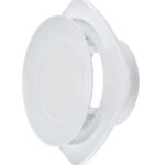 Анемостат приточный регулируемый Era с фланцем d125 мм белый