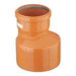 Переходник Valfex d160х110 мм пластиковый эксцентрический для наружной канализации