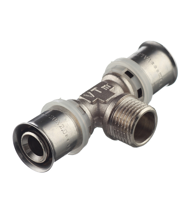 original-23424.jpg Тройник VALTEC (VTm.233.N.200420) 20(пресс) х 1/2 НР(ш) х 20(пресс) — изображение 1