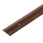 Порог алюминиевый одноуровневый стык 40х1800 мм дуб темный