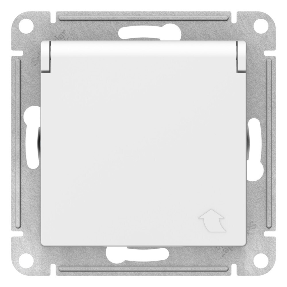 original-23563.jpg Розетка Systeme Electric AtlasDesign встраиваемая лотос со шторками с крышкой (ATN001346) — изображение 1