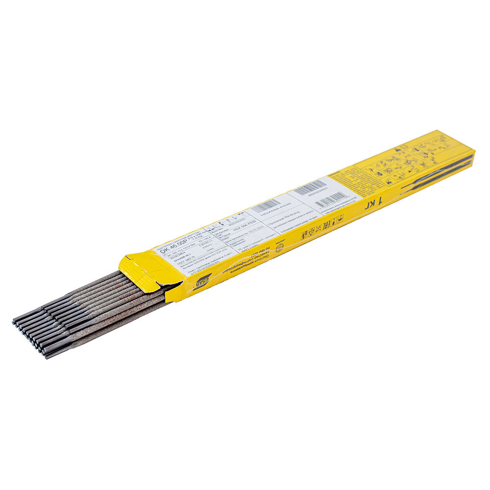 original-23681.jpg Сварочные электроды Esab OK 46-00P d3 мм 1 кг (4600303WZ0) — изображение 1