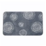 Коврик для ванной серый 75х45 см WasserKraft Eidar (BM-3302)