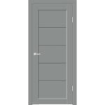 Дверь межкомнатная Селия 1 700х2000 мм ПЭТ серый агат со стеклом