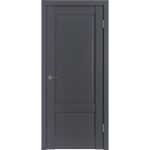 Дверь межкомнатная ER2 800х2000 мм ПВХ эмалекс оникс глухая с замком и петлями