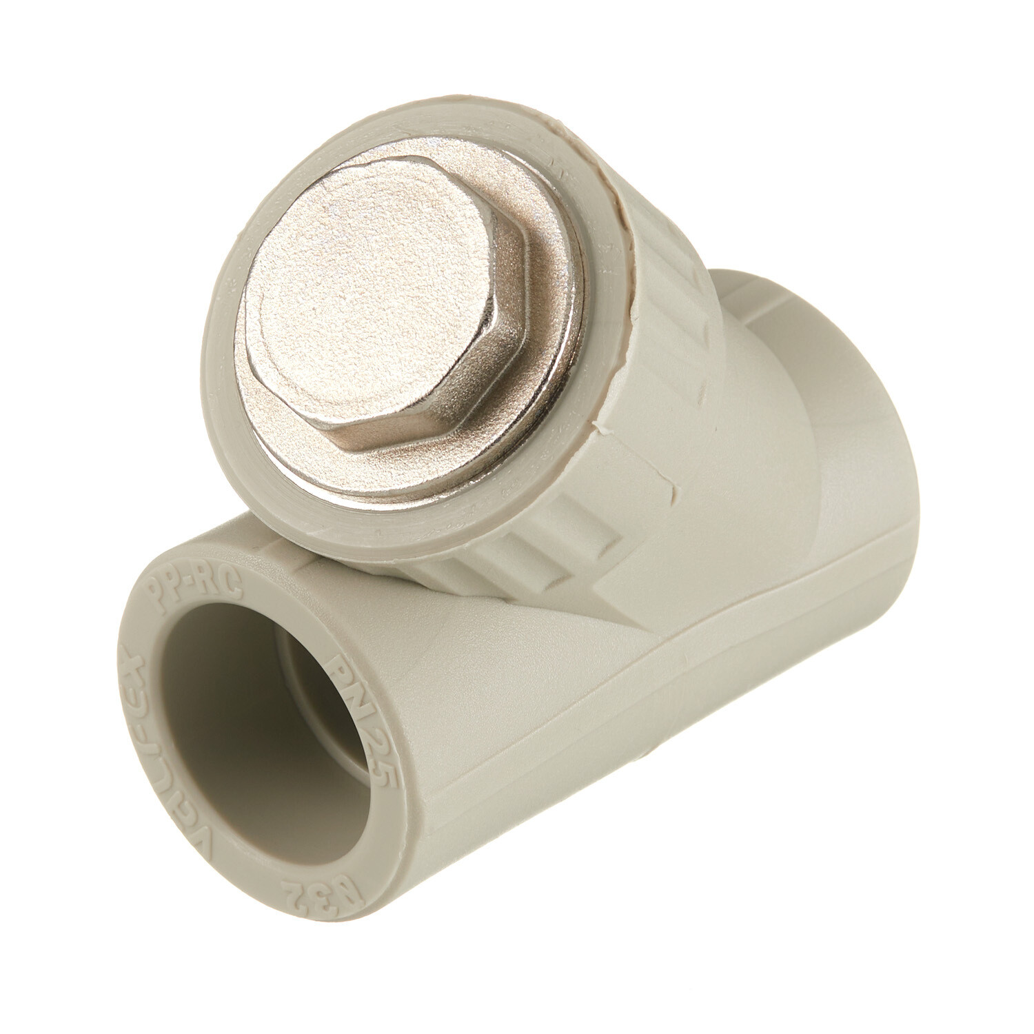 original-2419.jpg Фильтр полипропиленовый Valfex косой 32 мм В/В сетчатый серый (10141032Г) — изображение 1