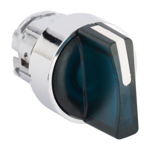 Кнопка 45 градусов EKF PROxima ХB4 на 3 положения 230 В IP54 с фиксацией без подсветки с короткой ручкой синяя (XB4BD3FL-B)