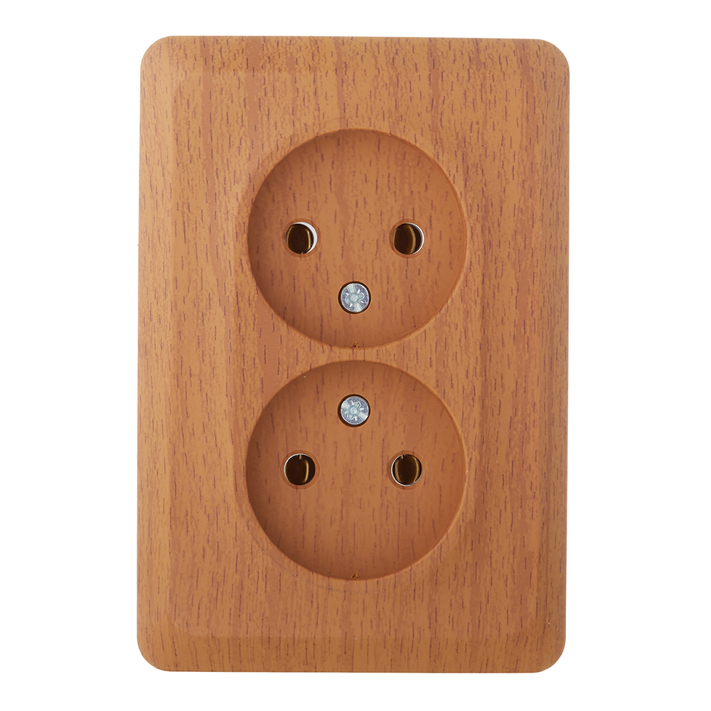 original-24232.jpg Розетка Systeme Electric Этюд накладная бук (PA16-105T) — изображение 1