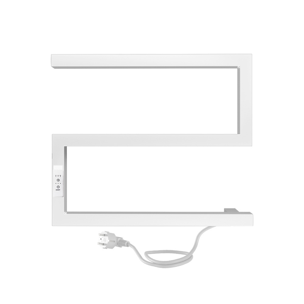 original-24300.jpg Полотенцесушитель электрический Indigo Sparta 430х500 мм 61 Вт с терморегулятором белый — изображение 1