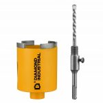 Коронка алмазная Diamond Industrial по бетону 68 мм с переходником