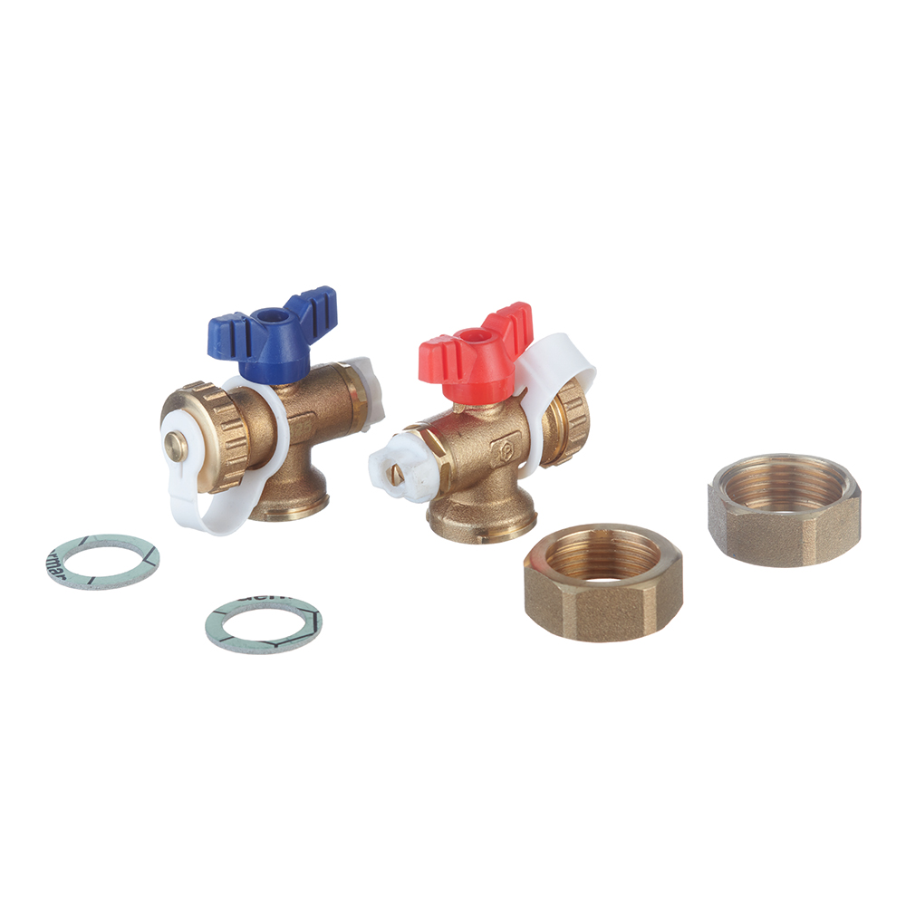 original-24681.jpg Тройник коллекторный 1" с воздухоотводчиком и с шаровым краном (UFH-ESK060303-M) — изображение 1