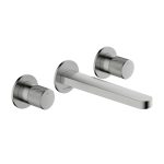 Смеситель для раковины встраиваемый WasserKraft Tauber никель двухвентильный (6445)