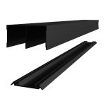 Комплект направляющих Elegant черный 80х1760 мм