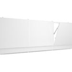 Экран для ванны фронтальный Метакам ПВХ 150х55 см белый с откидными дверями и выдвижным ящиком (19545)