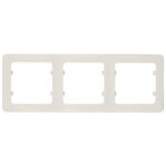 Рамка Hegel Master трехместная белая (Р403)