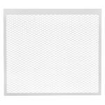 Экран декоративный металлический Evecs ДМЭР 610х690 мм белый 7-ми секционный