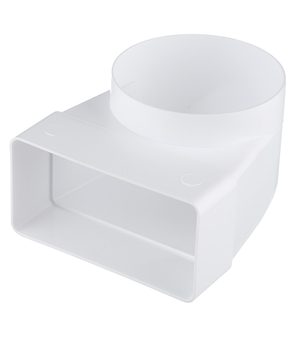 original-25552.jpg Соединитель угловой пластиковый для плоских воздуховодов 60х120 мм с круглыми d100 мм — изображение 1