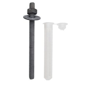 Комплект установки для химического анкера шпилька 8х105 мм гильза 12х80 мм Hard-Fix (2 шт.)